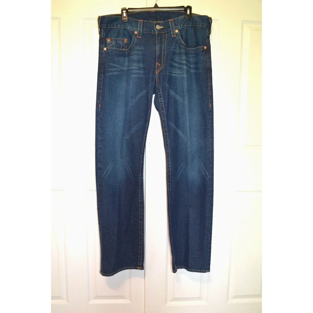 True Religion Blue‎ Jeans Bobby Men's 36x34 Inseam 34.5